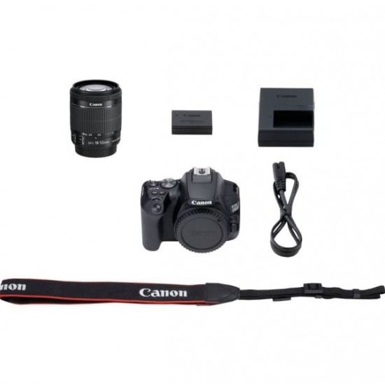 Canon EOS 250D DSLR Camera with EF-S 18-55mm f/3.5-5.6 III